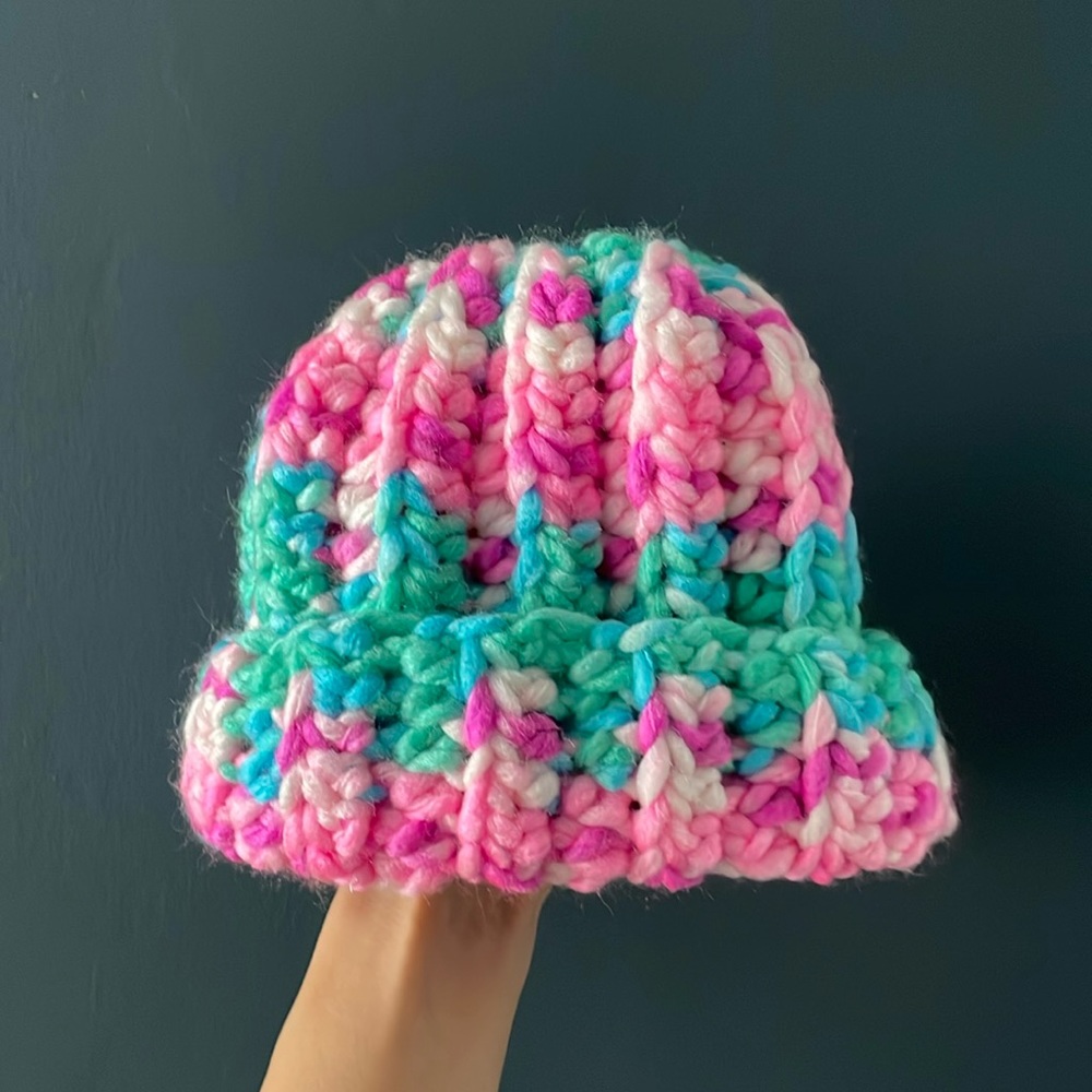 Handmade crochet beanie 🥰
